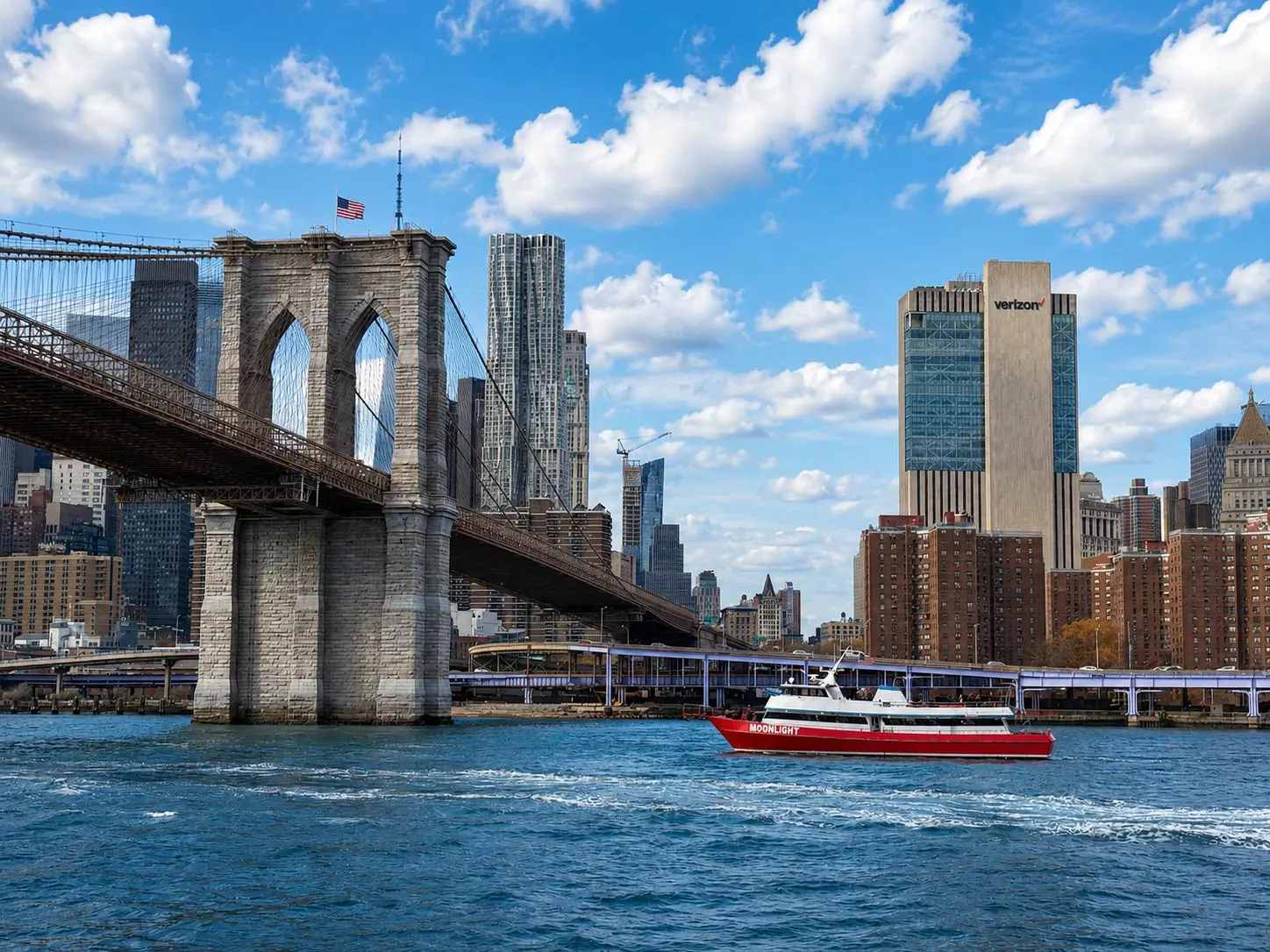 Guests enjoying a New York Harbor cruise