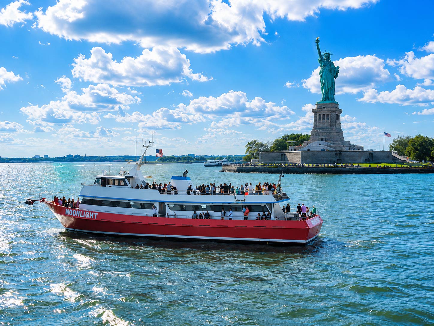 New York Harbor sightseeing cruise view