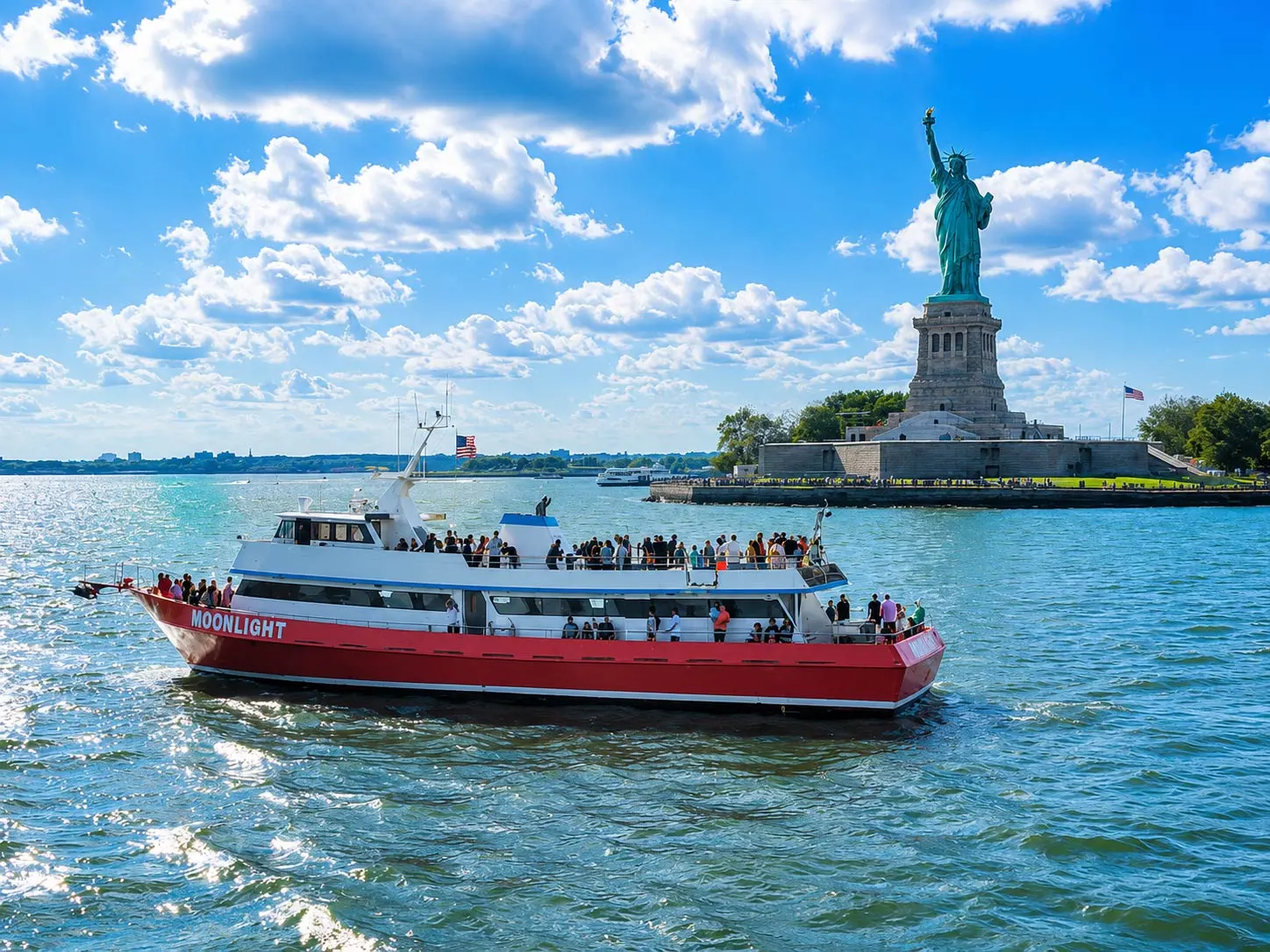 New York waterfront from the water